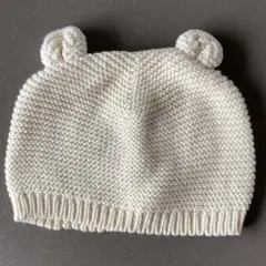 baby GAP 耳付きニット帽 アイボリー
