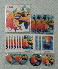 あんスタ 色紙 クリカSP ぱしゃこれ ハート缶 バラ キャラバッジ ゆうた