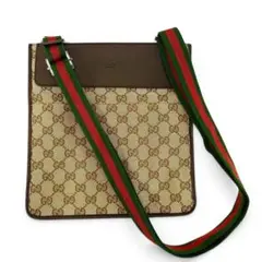 GUCCI グッチ ショルダーバッグ サコッシュ シェリーライン GG レザーのサムネイル