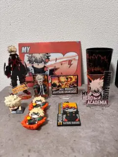 【爆豪勝己 セット】ヒロアカ ポスター/タンブラー/アクスタ 他