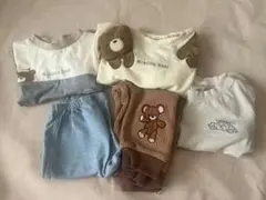 ベビー服　長袖　半袖　トップス　ズボン　90サイズ　まとめ売り　5点セット⑥