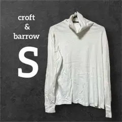 一点物❣️croft & barrow 【S】ハイネック Tシャツ ホワイト 無地