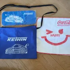 KEIHIN ホンダ レーシングカー ショルダーバッグ＆コカ・コーラミニタオル