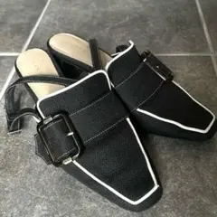 RANDA バックストラップパンプス サンダル