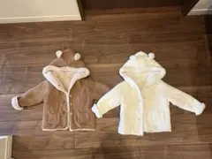 baby GAP アウター 2枚セット くま耳 ボア
