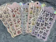 BONBON DROP シール ３Ｄぷくぷくシール6枚ちいかわ、キティ、クロミ