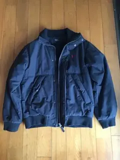 ポロラルフローレン スイングトップ ブルゾン 160 ブラック　フリース裏地