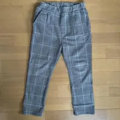 プティマイン チェック ロングパンツ