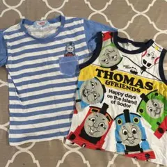 きかんしゃトーマスTシャツ、タンクトップ110cm