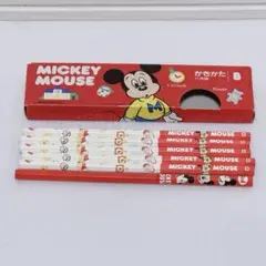 ディズニー ミッキーマウス かきかたえんぴつ B 12本ケース入り 昭和