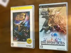 【PSP☆ファイナルファンタジー タクティクス☆モンスターハンター ポータブル】