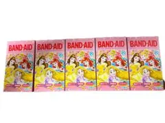 【限定品】バンドエイド ディズニー プリンセス 20枚 5箱 セット