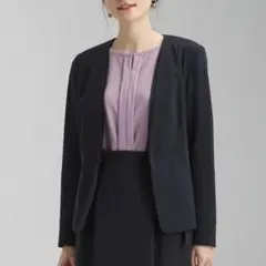 グリーンレーベルリラクシング サラフール ノーラペルジャケット M