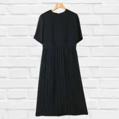 訳アリ● GENIESOIR 東京ソワール 半袖 ワンピース Mサイズ　b523