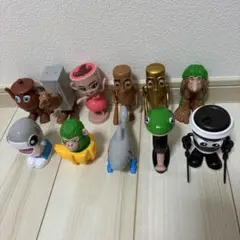ユニークなキャラクターフィギュア 11体セットのサムネイル