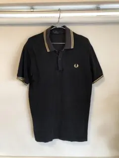 英国製 フレッドペリー FRED PERRY 半袖 ポロシャツ M12 黒