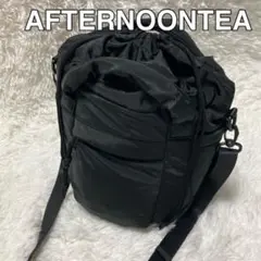 極美品AFTERNOONTEAアフタヌーンティー巾着ショルダーバッグのサムネイル
