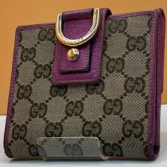 GUCCI グッチ 財布 二つ折り財布 GGキャンバス