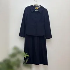 ネイビーのツーピース　ワンピース　お受験