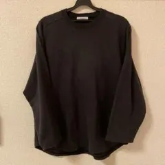 alvana ブラック 長袖トレーナー
