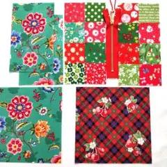 パッチワークポーチ作成キット〈ビスコーニュポーチ〉松山敦子 YUWA ルシアン