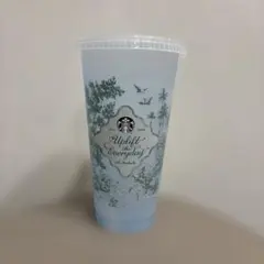 スタバ　ミステリーカラーチェンジングリユーザブルコールドカップ　ブルー