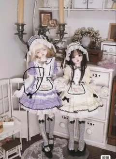 ディーラー様製 メイド服セット 猫耳 MDD、SDM 1/4サイズ - メルカリ