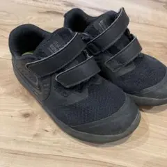 NIKE ナイキ　ブラック　スニーカー　16センチ　マジックテープ