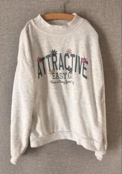 ATTRACTIVE 花柄スウェットシャツ 140