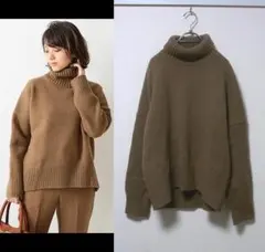 タートルネック ニット