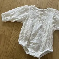 ［最終お値下げ］ホワイト レースロンパース