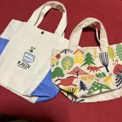 KALDI トートバッグとカラフル動物デザイン トートバッグ　北欧デザイン