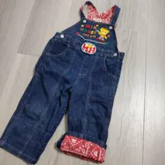 美品　ミキハウス　オーバーオール　サロペット