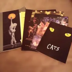 劇団四季1995年発行ミュージカル『CATS(キャッツ』パンフレットやチラシなど