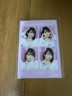 み*ん様 イコラブ 佐々木舞香 4カットフォトカード vol.1