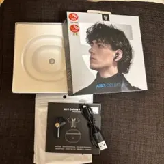 AIR3 DELUXE HS ワイヤレスイヤホン　空箱　充電コード　右耳イヤホン
