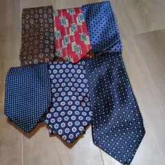 ブランド　ネクタイ　ポールフレンドリック　6本セット 幾何学模様