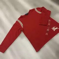 BURBERRY レッド 長袖カットソー 110A