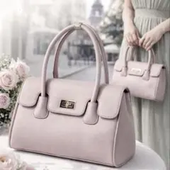 GRL 2Way ハンド ショルダー バッグ 可愛い 鞄 グレージュ