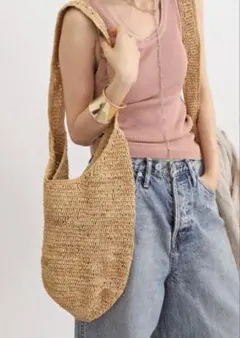 新品タグ付き plageプラージュ RAFFIA BASKET バッグ - メルカリ