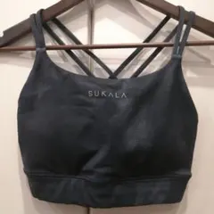 美品SUKALA ドットプリントブラトップ ホットヨガスタジオラバLAVA