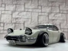 1/18ミニカー トヨタ2000GT スーパーワイド　ワタナベ深リムカスタム 1/18ミニカー トヨタ2000GT スーパーワイド ワタナベ深リムカスタム
