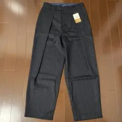 ストライプパンツ ワイドパンツ