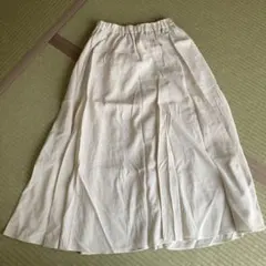 URBAN RESEARCH DOORS フレアスカート ホワイト　M