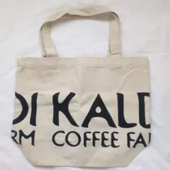 未使用　KALDI　カルディ　キャンバス　帆布　オリジナルトートバッグのサムネイル