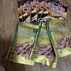 専用アウトレット　おいしいあたりめ3袋　チータラ5袋　直入れ　袋発送