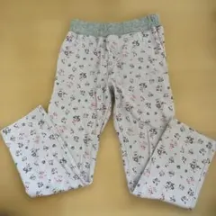 花柄キッズロングパンツ（ウエストゴム）