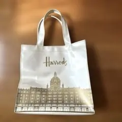 Harrods ハロッズ　エナメル　トートバッグ　Sサイズ