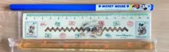 ディズニー ミッキー ミニー 定規・鉛筆３点セット レトロ