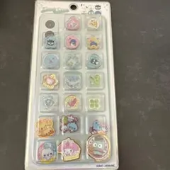 おはじきシール　フレークシールおすそ分け　サンリオ　あわわ